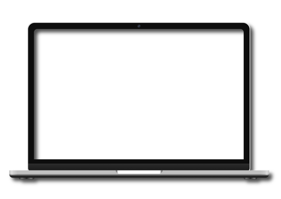 Website preview on laptop screen